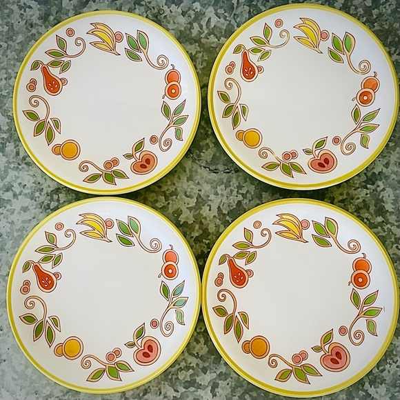 Mikasa Other - Mid-century VTG Mikasa Ben Seibel Mexicana Del Rio Plates Set 4 Japan